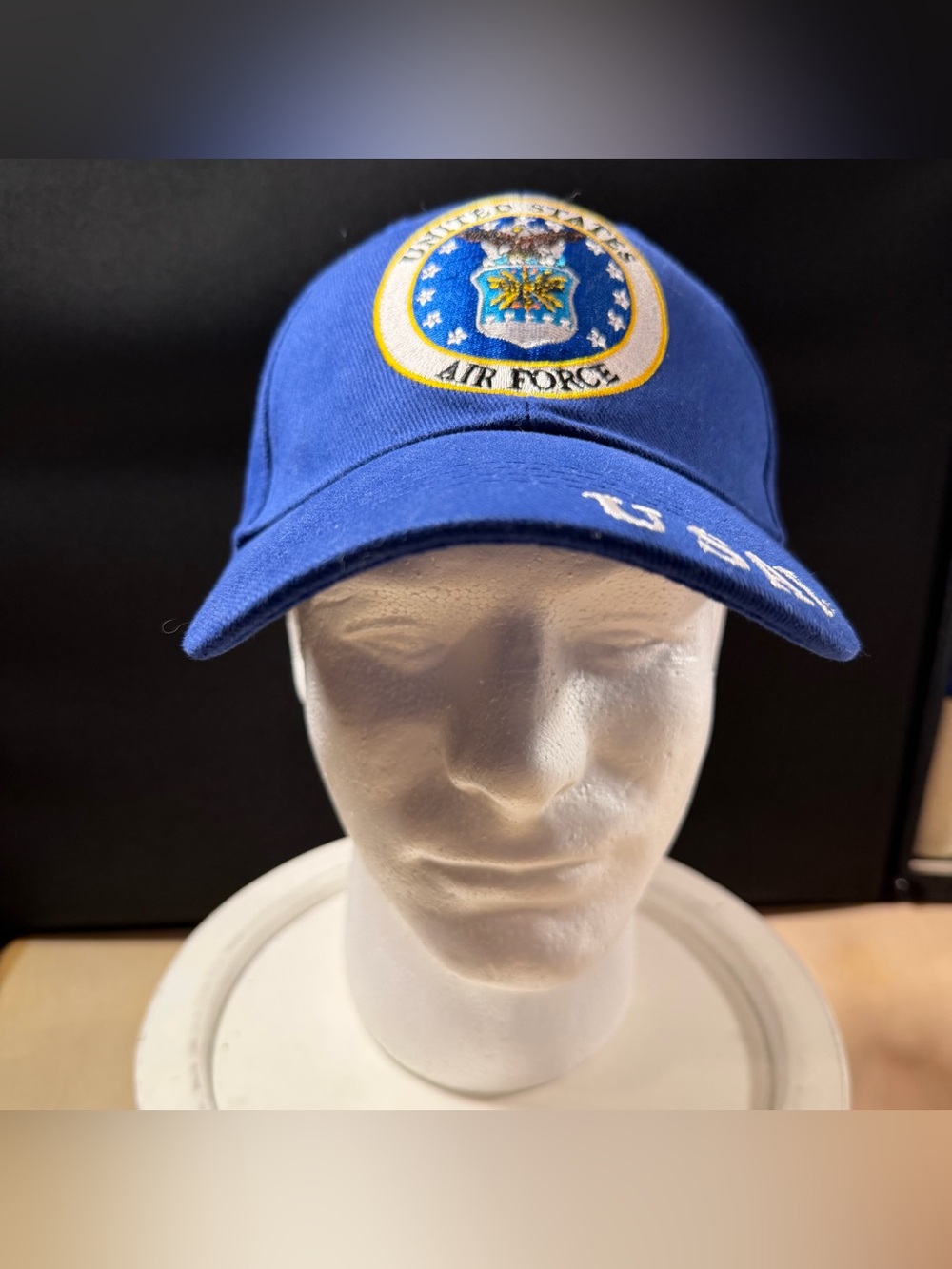 United States Airforce Cap Electric Blue Adjustable Back
